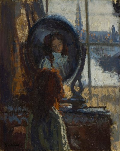 Girl at a Looking-Glass, Little Rachel, 1907 by Walter Richard Sickert